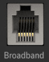 A square connector.